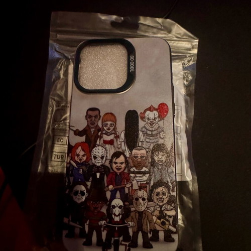 iPhone 15 Pro Max case new with horror cartoons design