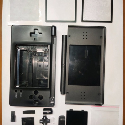 Κέλυφος Nintendo DS Lite μεταχειρισμένο, original ευρωπαϊκή έκδοση, μαύρο
