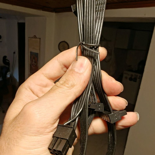 Corsair cables for HX series power supply used, set of 3