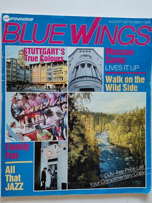 Bluewings περιοδικό Finnair 1989 μεταχειρισμένο