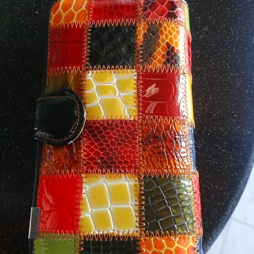 Leather large wallet