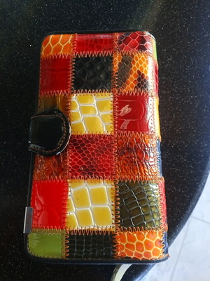 Leather large wallet