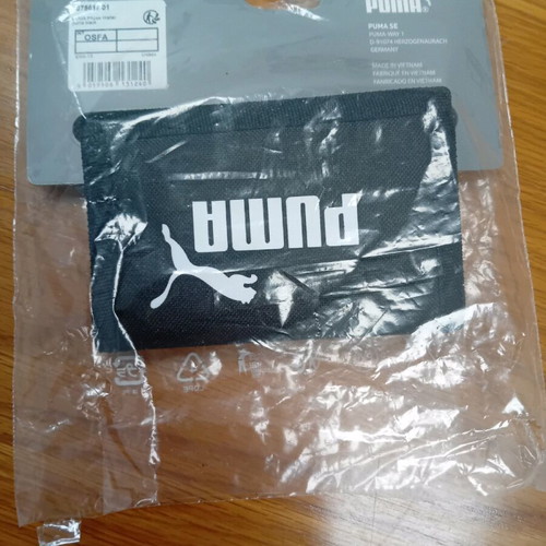 Puma Phase Wallet New Black Fabric