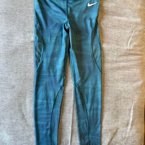 Nike Pro HyperCool leggings petrol like new, size M