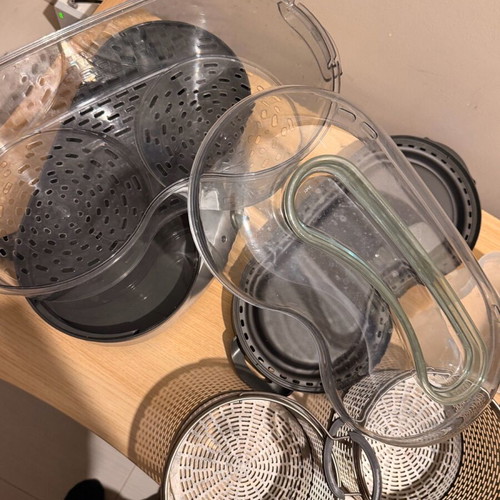Tefal Vitacuisine double steamer Serie S06 like new with rice bowl