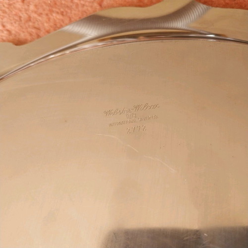 Webster & Wilcox numbered silver plated piece like new