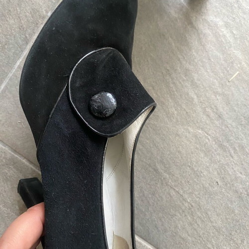 Marc Jacobs pumps like new, black suede with 10 cm heel