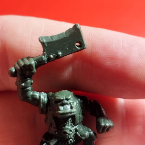 Hero Quest Orc Figures used, lot of 4