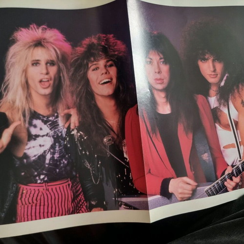 Vinnie Vincent Invasion sheet music used with poster