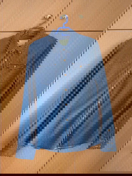 Denim Πουκάμισο υφασμάτινο Medium