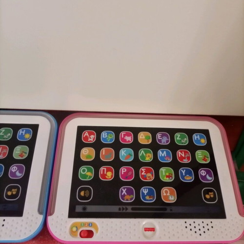Fisher Price kids toys with musical ABC letters like new, pack of two