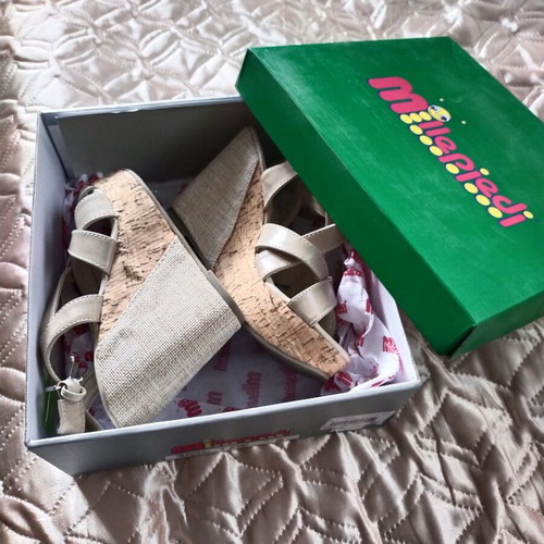 Millepiedi women's platform sandals new with box size 38