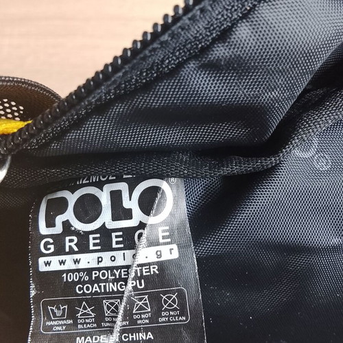 Children's tiger backpack used, Polo brown and yellow