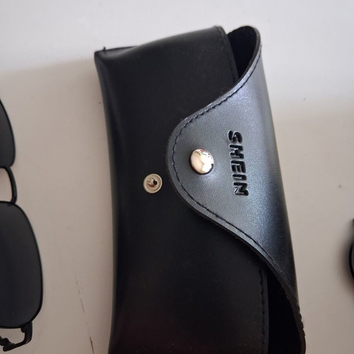 Sunglasses with metal frame black unisex like new with bonus second pair