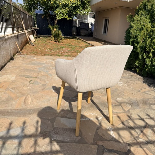 Armchair dining chairs set of 6 like new