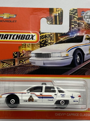 Chevrolet Chevy Caprice Police Canada Matchbox 1:64 καινούργιο