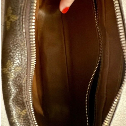 Louis Vuitton crossbody bag used, brown