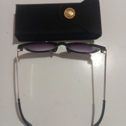 ORD Sunglasses UV 400 with black-purple lenses and gold arms like new