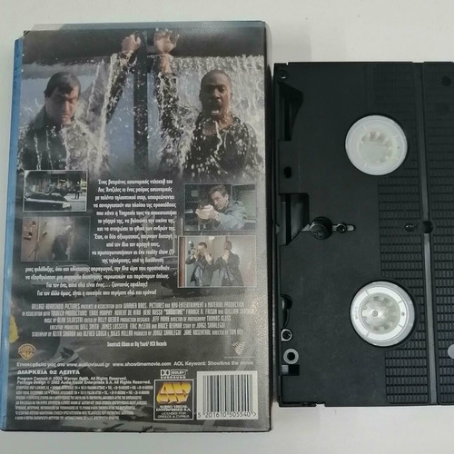 Showtime action comedy VHS tape with subtitles