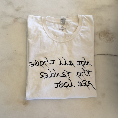 Sampi Lord of the Rings Cotton T-Shirt, Not All Who Wander Are Lost