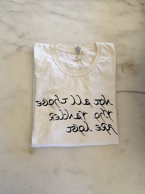 Sampi βαμβακερό T-shirt Lord of the Rings, Not All Who Wander Are Lost