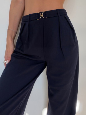 Suitpants dark blue H&M new, size S 36 8