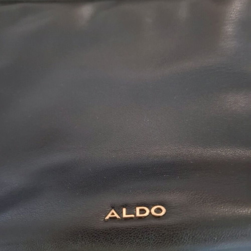 Aldo Eelinora Shoulder Bag like new, black with gold details
