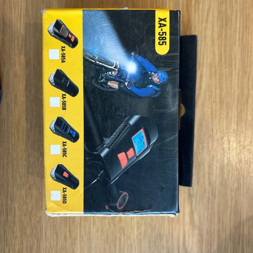 Rechargeable bicycle light with sound