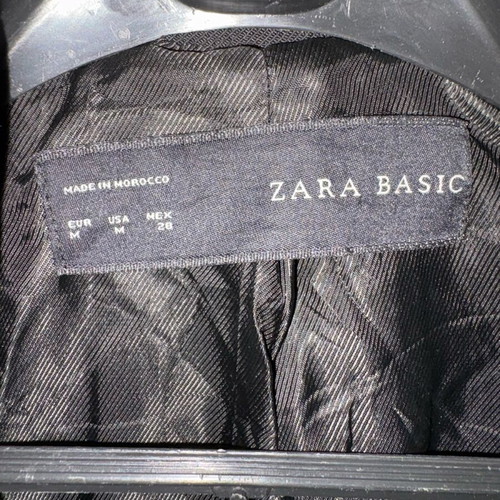Παλτό Zara μαύρο medium σαν καινούργιο