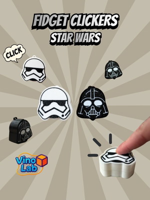 Fidget Clicker Star Wars new, handmade