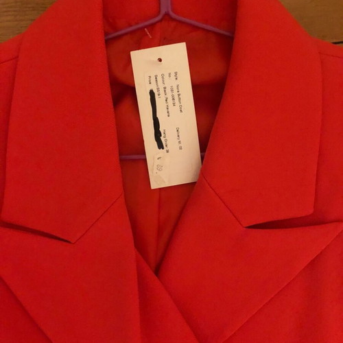Women's long coral jacket new, Rut & Circle, size M