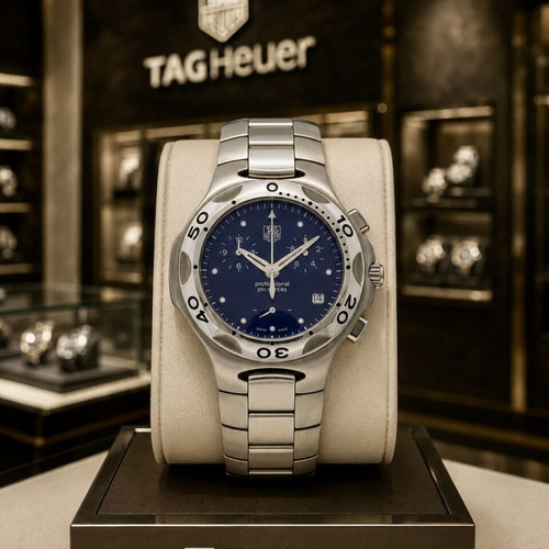 TAG Heuer Kirium Chronograph Blue Dial Ref. CL1114 Swiss Luxury Watch