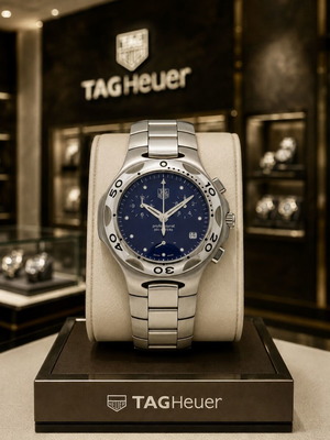 TAG Heuer Kirium Chronograph Blue Dial Ref. CL1114 Swiss Luxury Watch