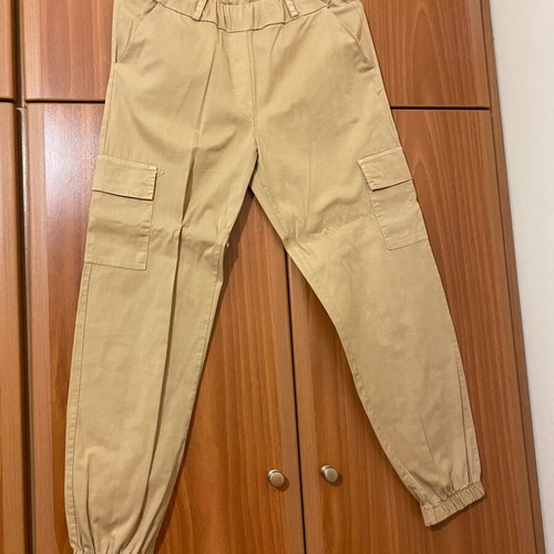 Beige pants size S like new