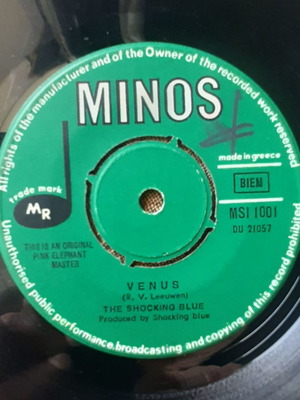 Shocking Blue Venus / Hot Sand 7" single μεταχειρισμένο, rock