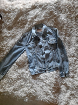 Levi's jean jacket μεταχειρισμένο, νούμερο S, τιρκουάζ