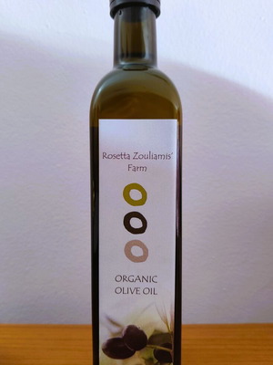 Rosetta Zouliamis' Farm Organic Extra Virgin Olive Oil 1L