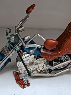 Spider Man motorcycle toy