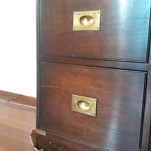 Military style buffet table like new from Harrods