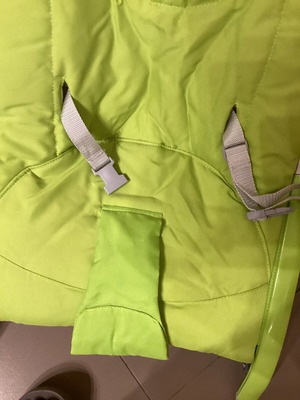 Chicco Pocket Relax baby bouncer lime green like new