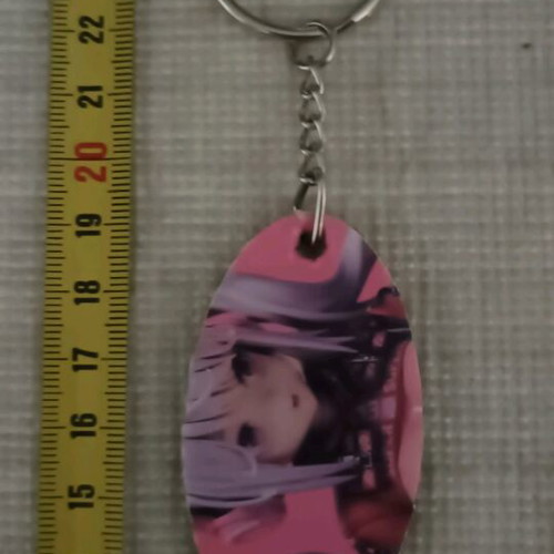 SuperB goddess Niki keychain handmade, excellent condition, multicolor