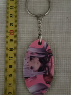 SuperB goddess Niki keychain handmade, excellent condition, multicolor