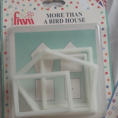 FMM Sugarcraft Cutter Sets Cute Car and More Than A Bird House new