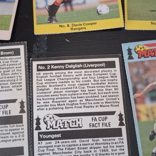 Match FA Cup Fact File Vintage Cards 1987 like new, set of 26