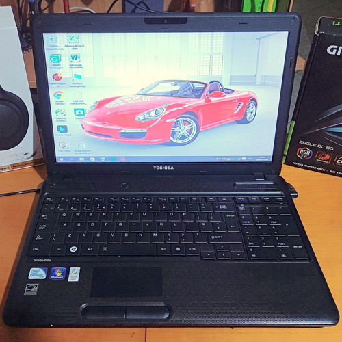 Toshiba Satellite C660 laptop used, Intel Pentium, 4GB RAM, 500GB HDD, Windows 10