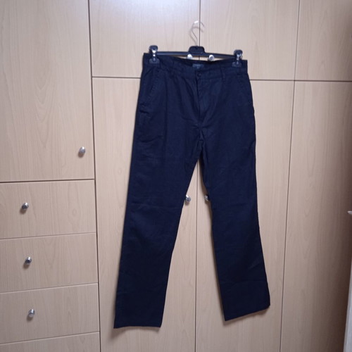 TEX pants like new, size 40, black linen-cotton blend