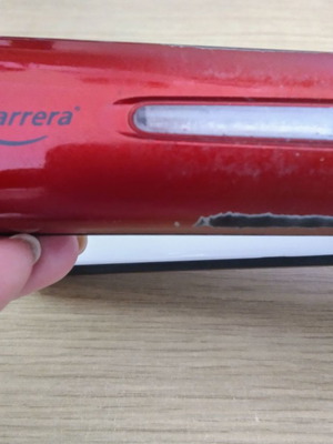 Carrera hair straightener used with wide plate