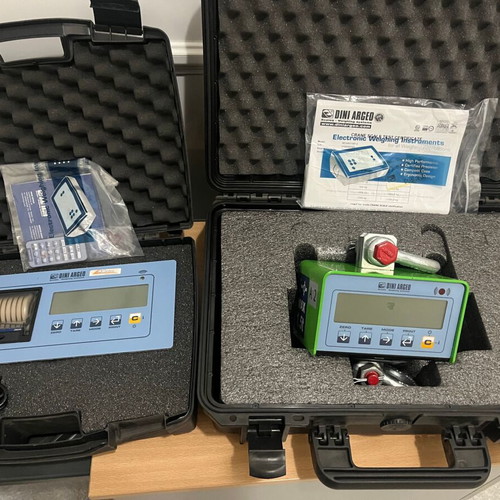 DINI ARGEO 1.5T Crane Scale like new with wireless printer