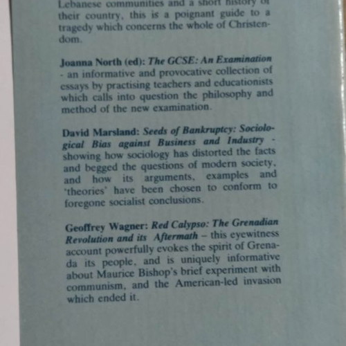 Conservative Thinkers used book in Greek