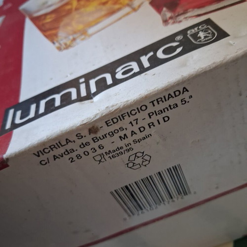 Luminarc Balboa glass set 18 pieces like new